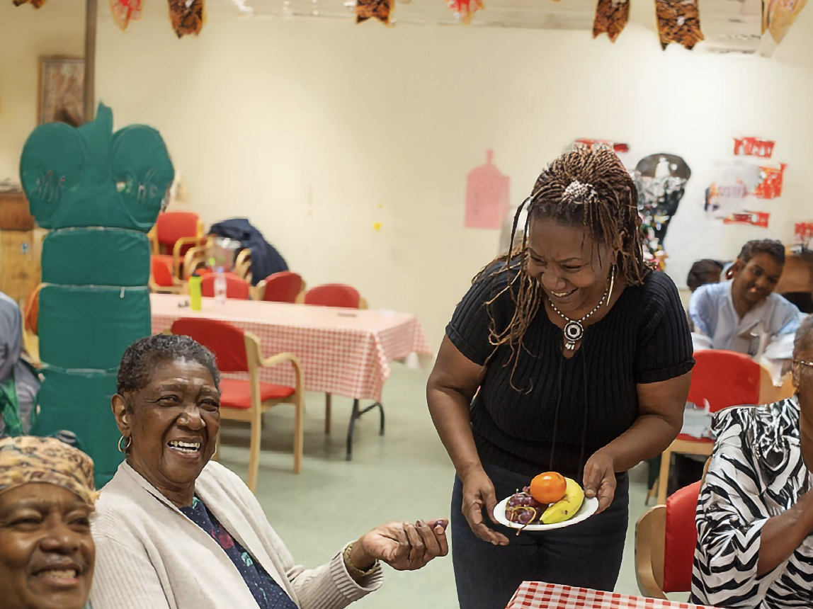 Forge supporting Hackney Lunch Clubs to connect with local businesses.